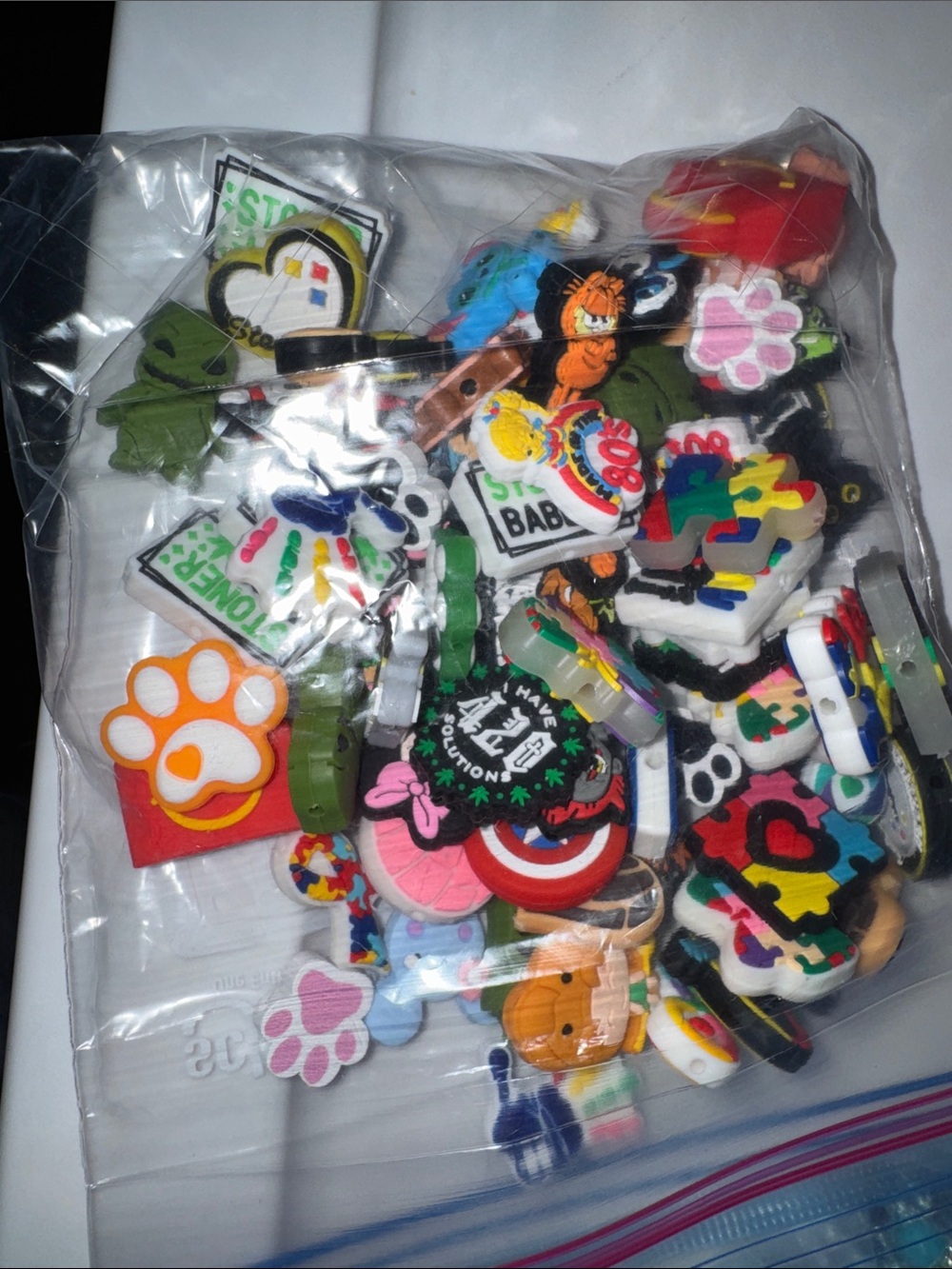 Mixed silicone charms pens